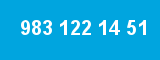 983 122 14 51 983 122 14 51